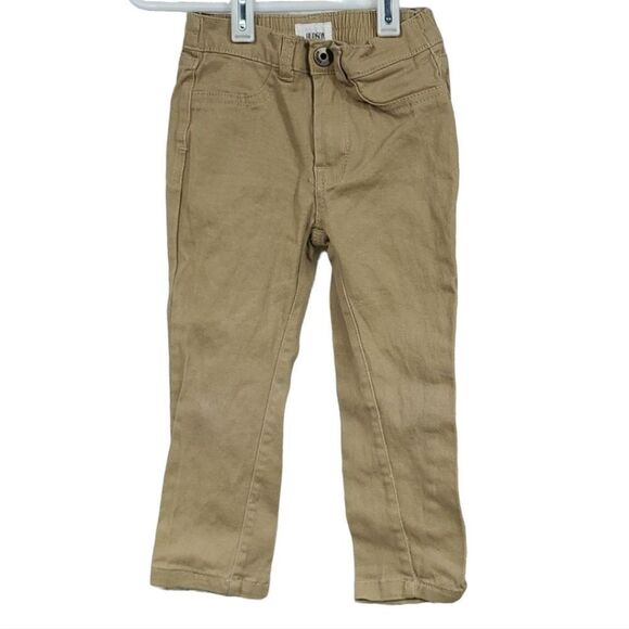 Hudson Jeans Kids Tan Khaki Skinny Jegging Casual Pant Toddler Girl 3T Stretch - Picture 1 of 8